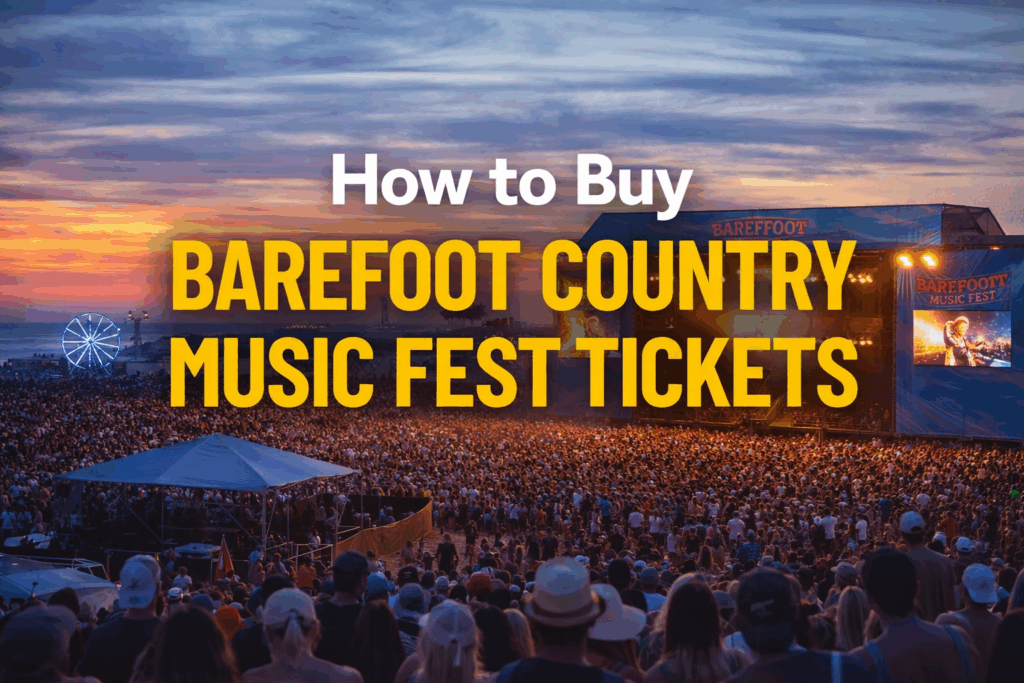 How to buy Barefoot Country Music Fest tickets for the beach festival in Wildwood New Jersey