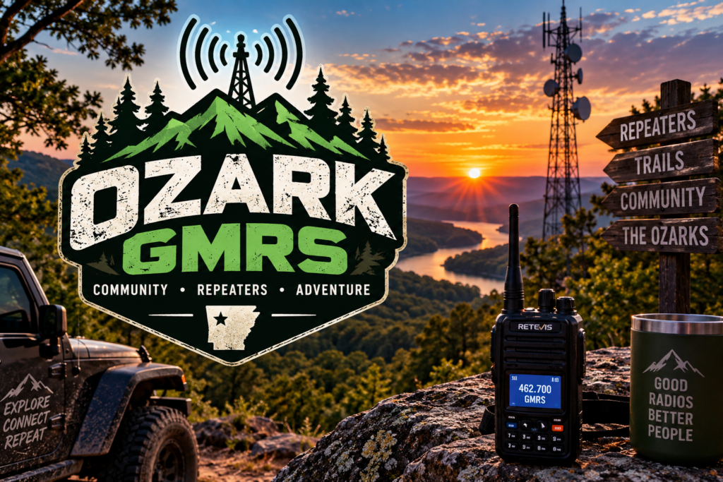 OZARK GMRS radio network and repeater community in the Ozarks